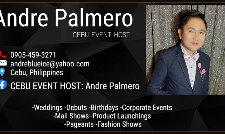 CEBU EVENT HOST: Andre Palmero